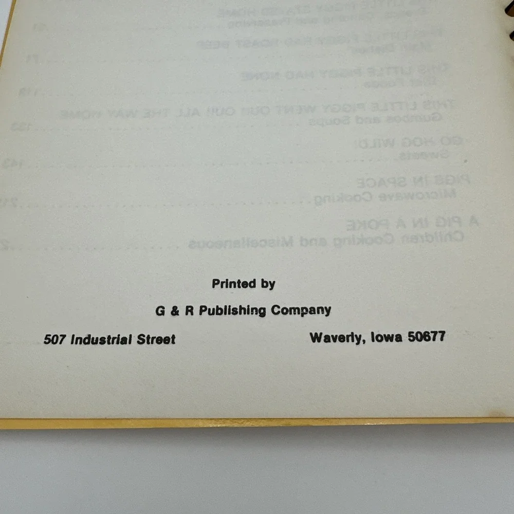 Lets Pig Out Cookbook Louisiana Southern Cajun Recipes Spiral Vintage 1985